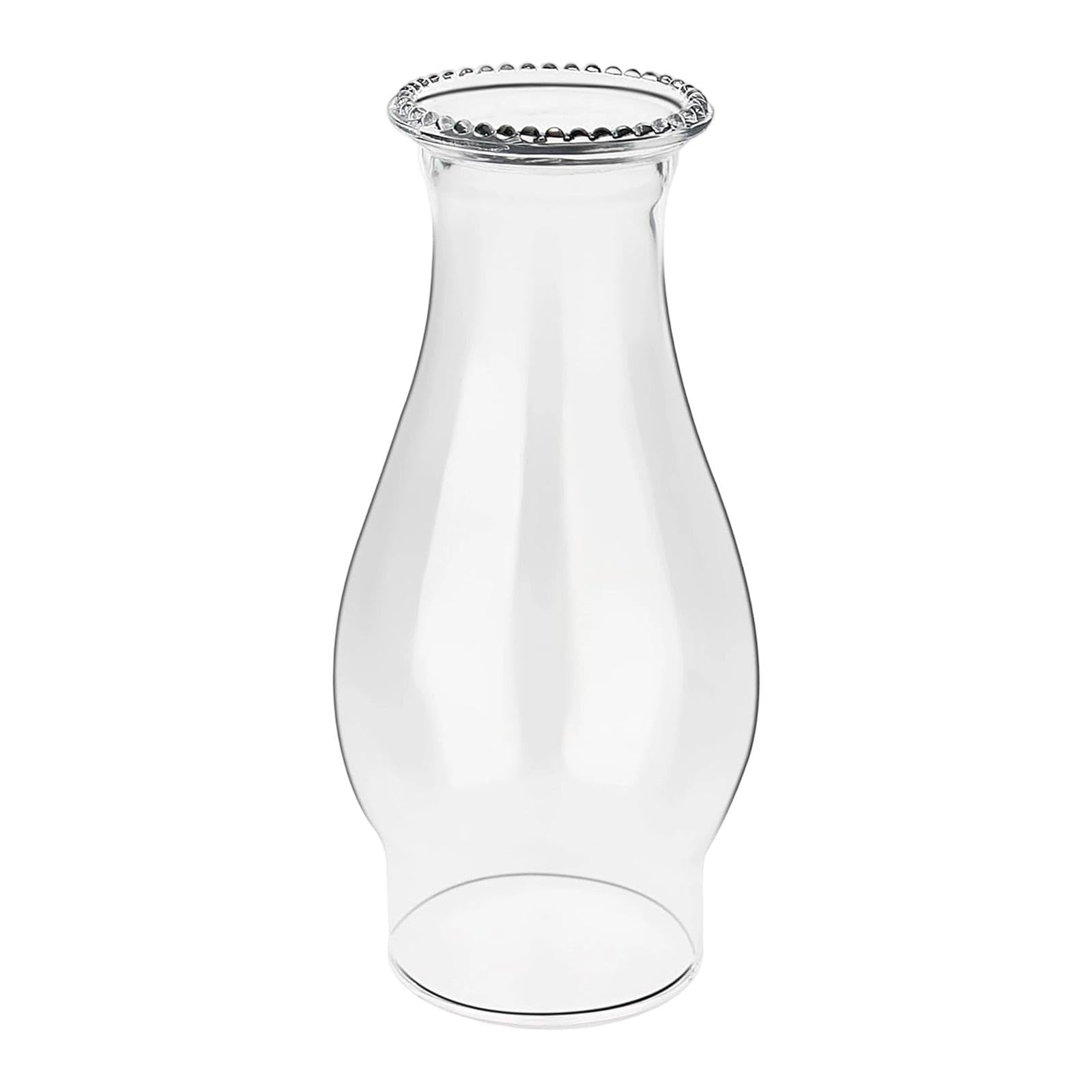 Clear Hurricane Lamp Glass Shade Porches Kitchen 3inch Base Oil Lamp Chimney | Home & Garden | Lamps, Lighting & Ceiling Fans | Lamp Shades-image-27
