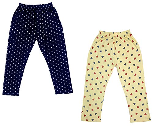 Image of indi weaves Girls Super Soft Cotton Solid Capri Pants Pack of 2