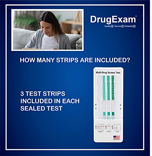 Drugexam 10 Pack - Drugexam Thc Advantage Made In Usa Multi Level Marijuana Home Urine Test Kit. Highly Sensitive Thc 3 Level Drug Test Kit. Detects At 50 Ng/Ml thumb #3