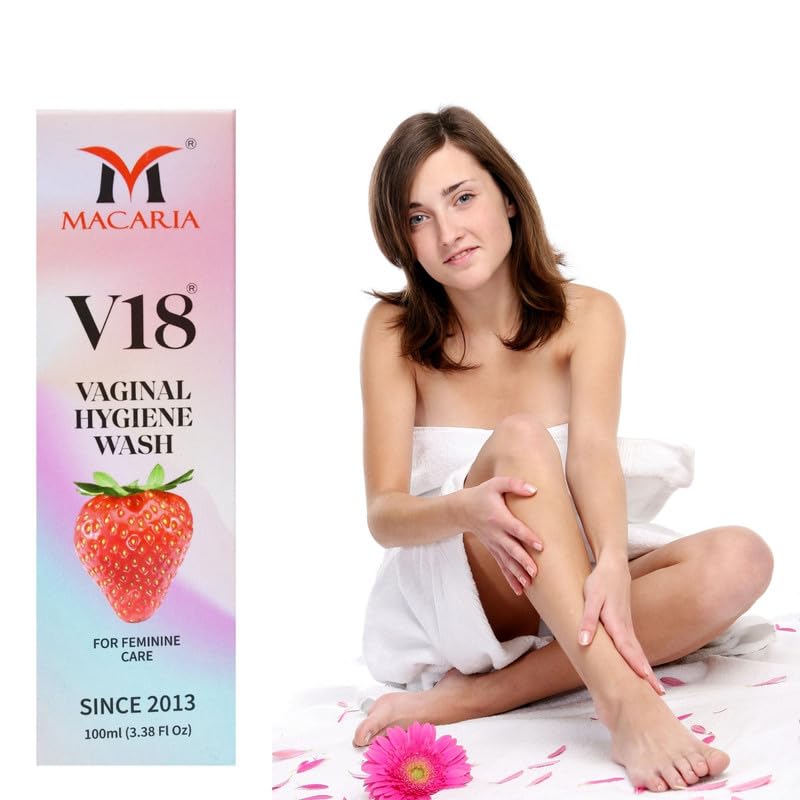 MACARIA V18 Intimate Hygiene Wash for Vaginal Pussy Yoni Women Prevent itching irritation and dryness