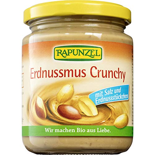 Rapunzel Bio Erdnussmus Crunchy mit Salz (6 x 250 gr)