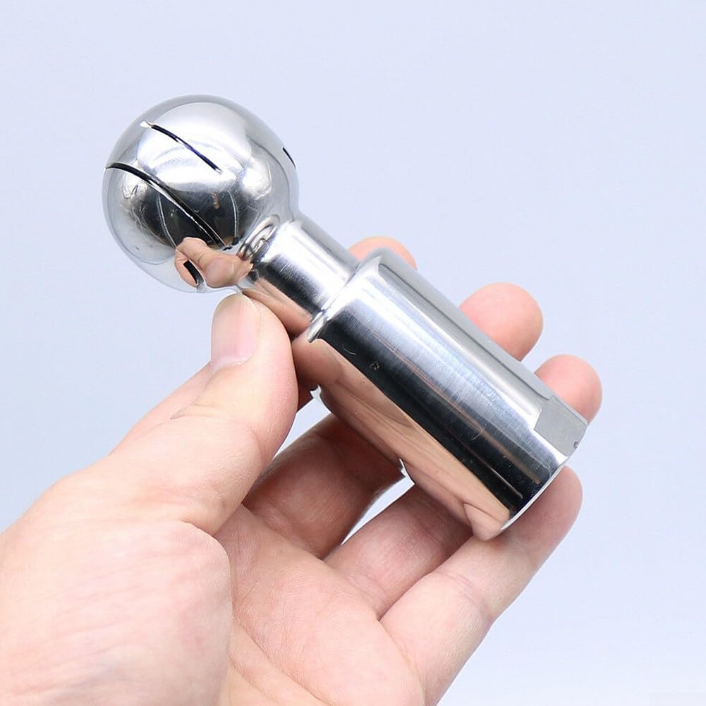 30,5 cm weiblicher rotierender Sanitär-Sprühkugel CIP-Reinigungskopf Edelstahl 316L mit Gewinde DN15 für Lebensmittel-, Getränke-, Pharma-Tankreinigung