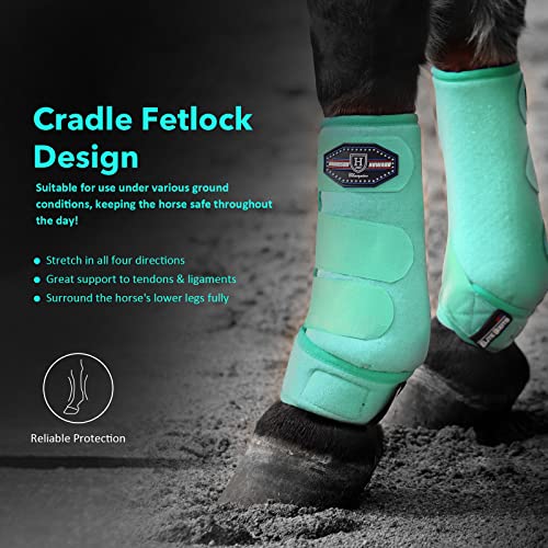 Harrison Howard Horse Sport Medicine Front Shock-Absorbing Boots All-Round Lower Limb Protection & Support Sport Boots Athletic Boots Perfect thumb #3