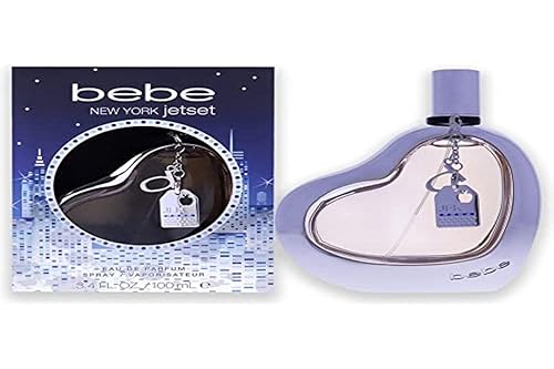 bebe bebe NewYork Jetset - Aerosol EDP para mujer, 3.4 onzas (I0101709)