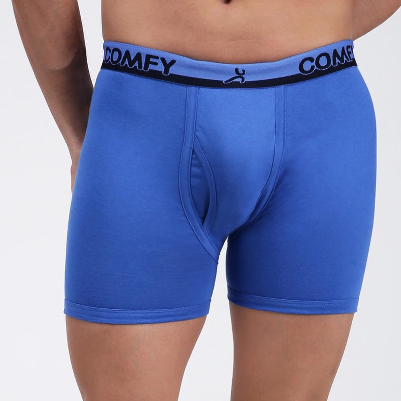 Image of Amul Comfy Men's Trunk Underwear | Soft Outer Elastic | Soft Waistband | Breathable Comfortable Innerwear | Pack of 10 | Color May Vary