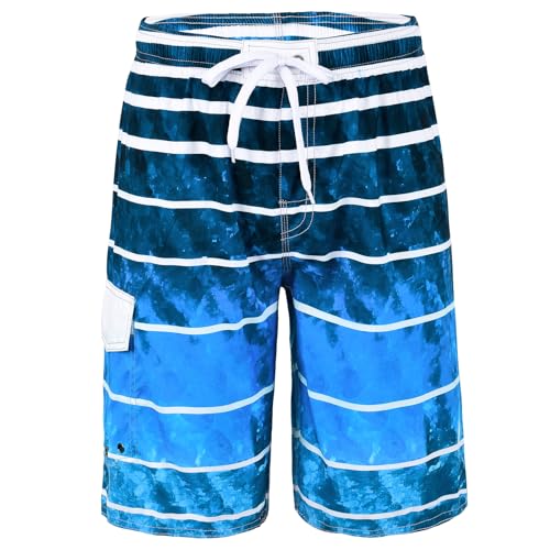 Men's Swim Trunks 22" Quick Dry Beach Shorts Boardshorts with Drawstring Tie-dye2