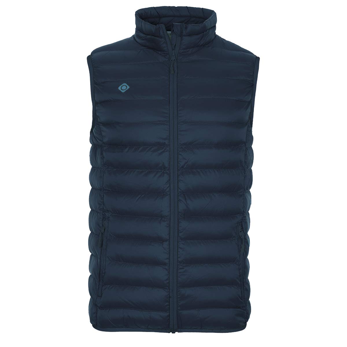 Izas TYREE M Chaleco Mount-Loft Ultraligero para Hombre. Resistente al Viento y Agua. Transpirable y Térmico. Con Capucha y Bolsillos Ventrales. Plegable en Bolsillo