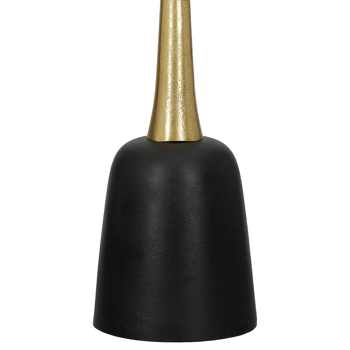 GILDE Kerzenleuchter Dora aus Aluminium - schwarz - Höhe 53cm x Breite 10cm - Stumpenkerzenhalter