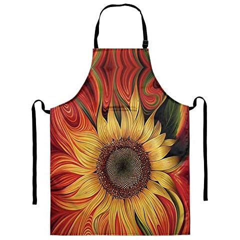 Delantal de cocina de girasol HUGS IDEA Cover