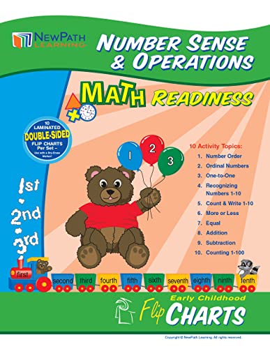 Image of NewPath Learning Number Sense Curriculum Mastery Flip Chart Set, Early Childhood