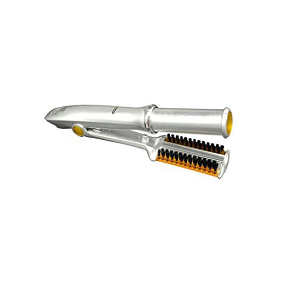 Hair Curler Ceramic,GZD Eletric Hot Brush Hair Straightener 2 In1 Ceramic Iron Straightener Curling Dual-Use,Size 29.5 * 6 * 5.5Cm