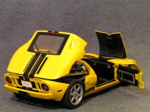 Amazon | AUTOart 1/18 FORD GT 2004'( YELLOW/WITH BLACK