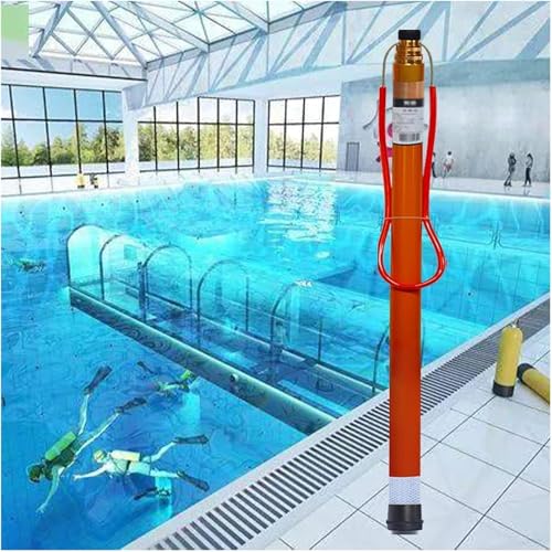Crochet de sauvetage télescopique en fibre de verre pour sécurité de piscine