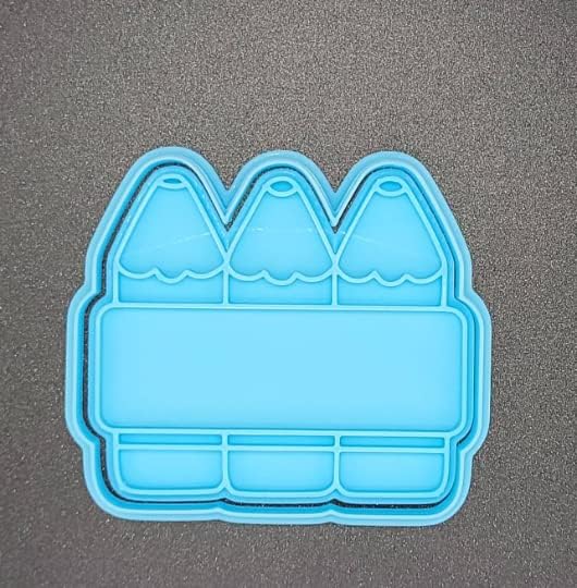 Miniatura 2 de Pencil Plaque Teacher Back to School School Cookie Cutter & Stamp