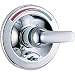 Delta Faucet T13391 Classic 13 Series Valve Trim Only - Push Button Diverter, Chrome