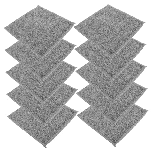 Mobestech 10 Paños De Carbón De Bambú para Lavar Platos Trapos De Limpieza Paños De Cocina para Platos Paños De Fibra De Bambú Gris Claro