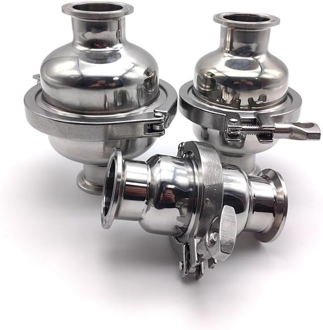 304 Stainless Steel Sanitary Spherical Filter 100 Mesh Strainer 1.5" 2" Tri Clamp Apply To 38mm 51mm 61mm 76mm Pipes Homebrew(OD89-OD102)