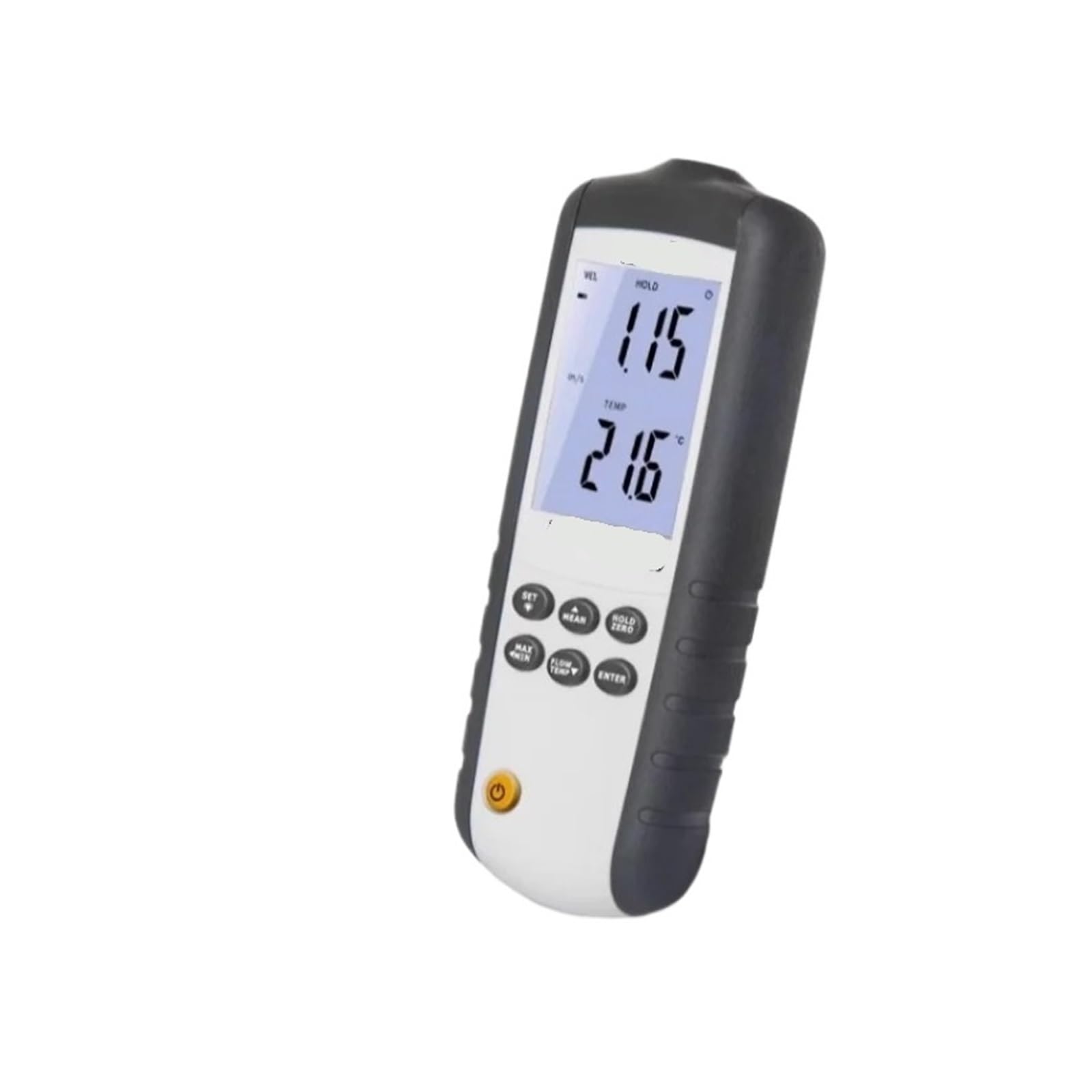 Anemómetro térmico de DT-3880, medición de velocidad del viento industrial portátil
