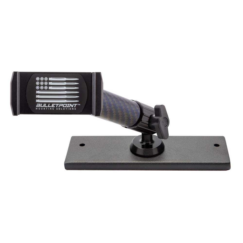 Dash Mount Cell Phone Holder RAM Truck Compatible (2019+ 1500, 2500 and 3500) with 20mm Ball Mount for GPS Navigation - Compatible with iPhone and Android Smartphones ñ Heavy Duty Arm