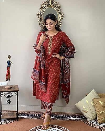 Image of ANNI DESIGNER Women Kurta with Pant & Dupatta