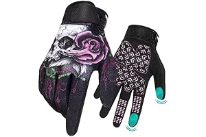 RIGWARL Touchscreen Non-Slip Skeleton Motorcycle Gloves: Defy Dirt and Ride with Confidence