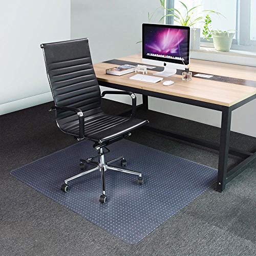 Yescom Office Desk Chair Mat for Carpets Low Pile Rectangle PVC Floor Protector