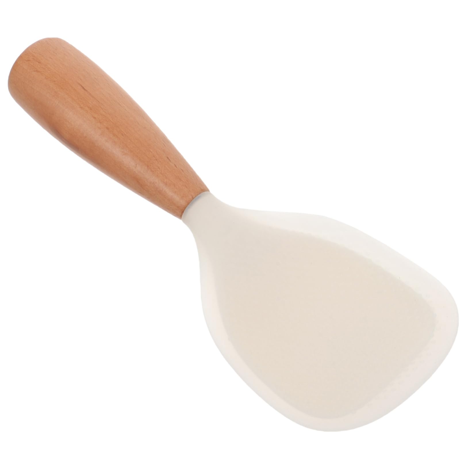 COLLBATH Heat Resistant Rice Paddle Spoon Versatile Kitchen Utensil for Cooking Serving Convenient Standing Design Safe for Hot Food for Rice Sushi