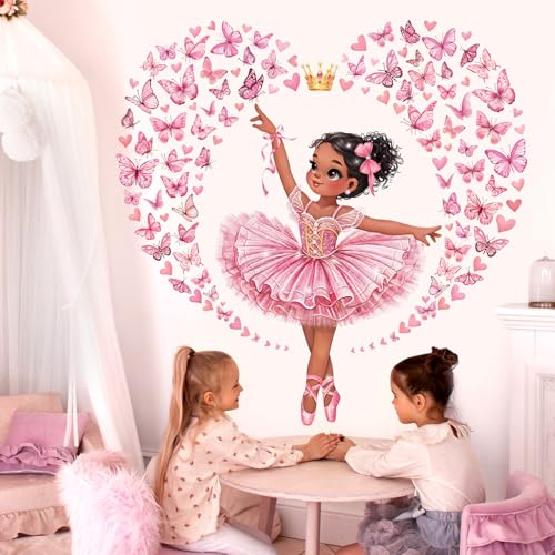 Vinilos decorativos ballerina rosa 30x90 cm miniatura 3