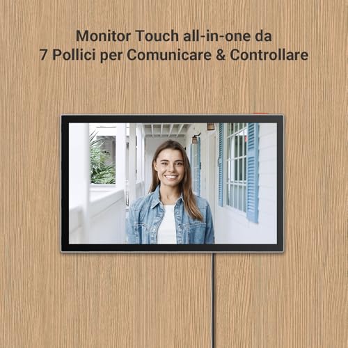 EZVIZ HP7 2K Videocitofono Kit con Citofono x2 e Schermo Tattile a Colori da 7 Pollici