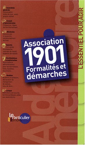 Télécharger Association 1901 : Formalités et démarches PDF
