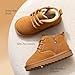 DREAM PAIRS Toddler Boots Kids Boys Girls Winter Zipper Warm Faux Fur FuzzyGo Kid's Cozy Walking Ankle Boots,Size 11 Little Kid,Chestnut,SDSB2406K