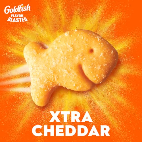 Image of Goldfish Flavor Blasted Xtra Cheddar Cheese Crackers, 10 Oz (2 Pack)