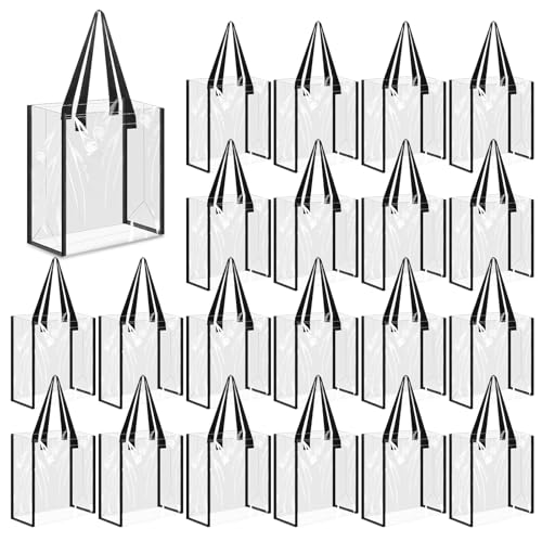 SHENLIU 20 Pack 12x12In Bolsas Clear Tote miniatura 1