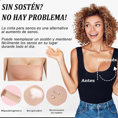 La mejor comparación de Cinta adhesiva para lencería para Mujer al mejor precio. 24 Imagen adicional