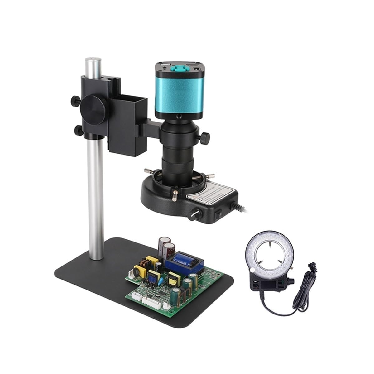 ASerZenith Microscope Kit 100X 130X Zoom Digital Monocular Microscope Microscope Lens Adapters