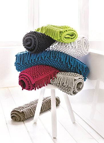 De Witte Lietaer 180673 Popple Bath Mat 50 x 80 cm Cotton, white, 50x80 cm