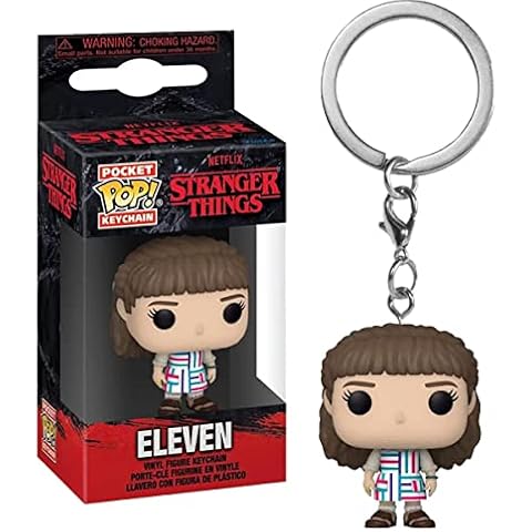 Stranger Keyring - Bsnrdx Eleven Character Figure Keychain, Strangerthings Themed Silicone Keyring, Horror Movie Eleven Cartoon Bag Pendant, Unisex Car Door Keychain Fan Gift Cover