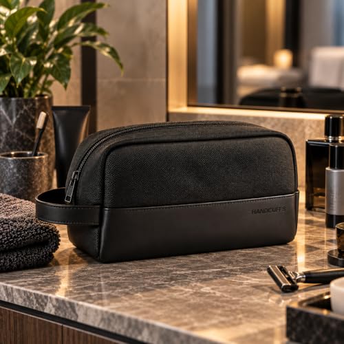 Handcuffs Toiletry Bag, Black, 1 Count - Image 5