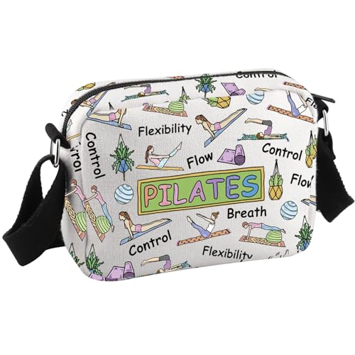 Pilates Crossbody Bag Pilates Instructor gift Pilates Teacher Gift Fitness Instructor Teacher Coach Exercise Workout gift