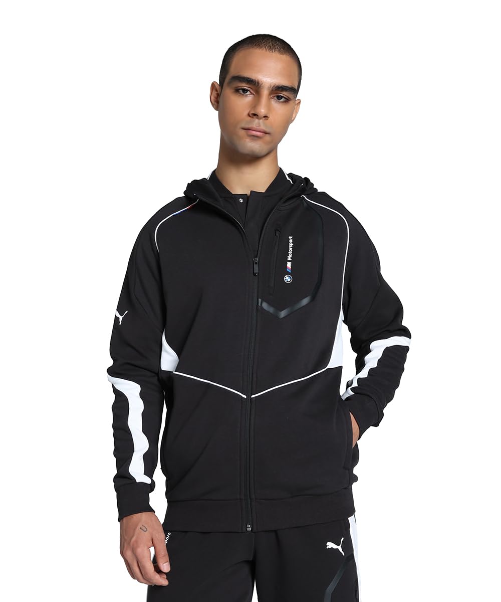 Mens BMW MMS HOODED SWEAT JACKET,Black, S (63061501)-image-49
