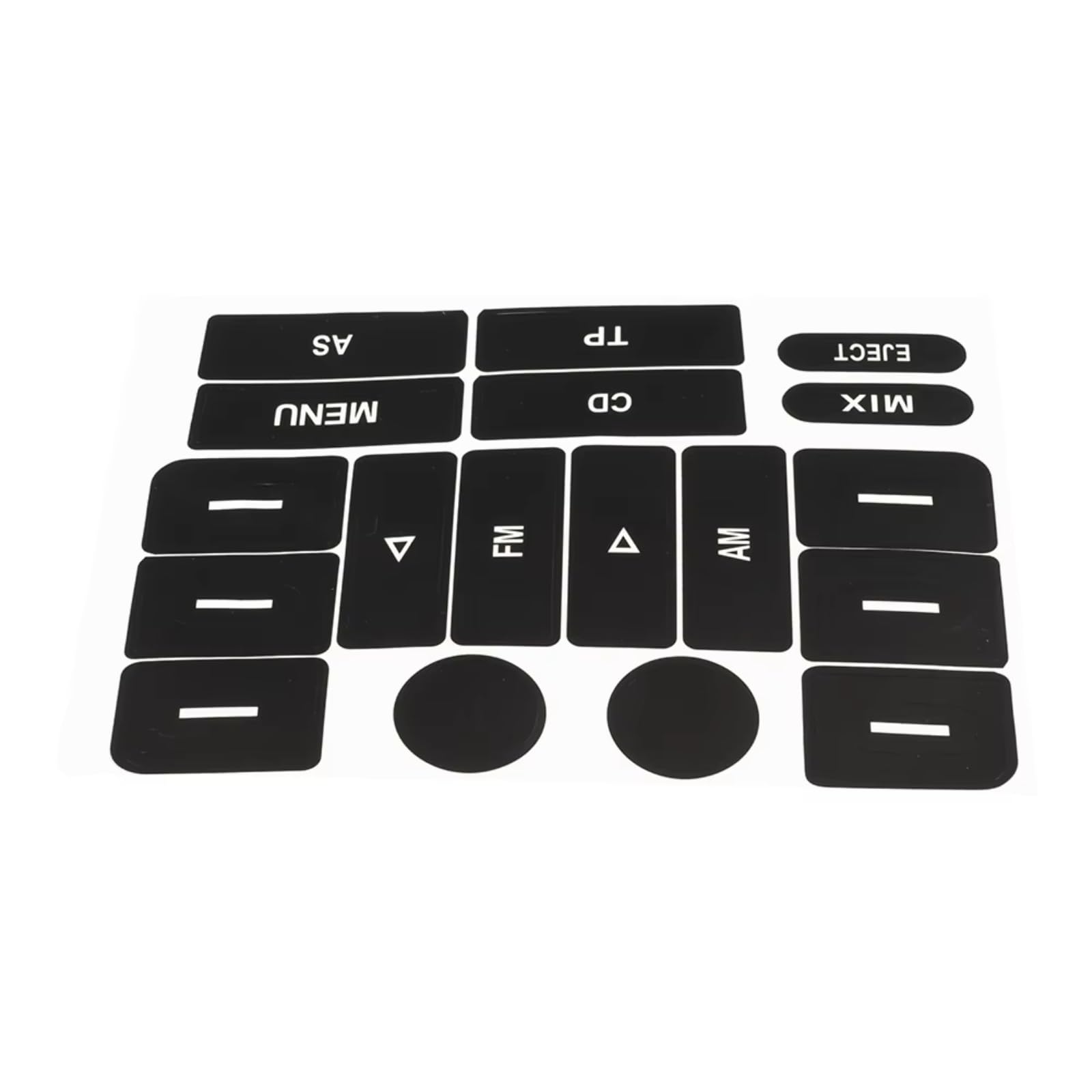 Modification Interior Compatible with VW for Golf MK5 for Passat Accessories Utton Repair Sticker Radio Button Repair Sticker Replacement