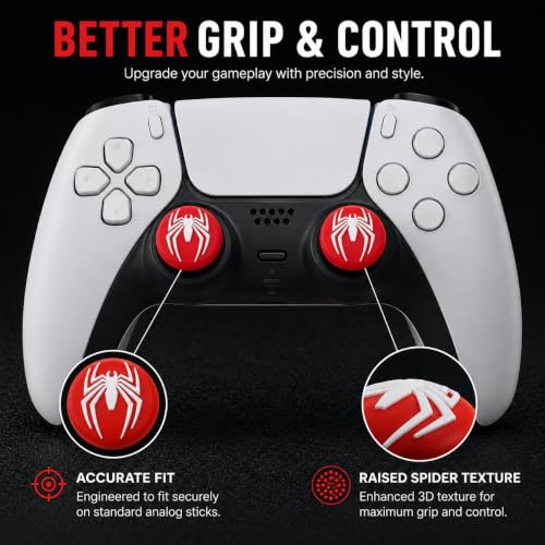 Image of 8Pcs Controller Thumb Grip, Controller Thumb Grips, PS5 Joystick Thumb Grip, for Thumb Grip Caps Compatible