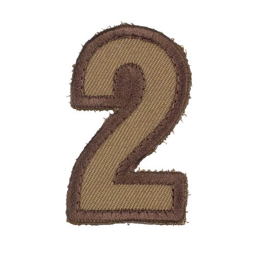 Patch - Tac Numbers - Desert - Two