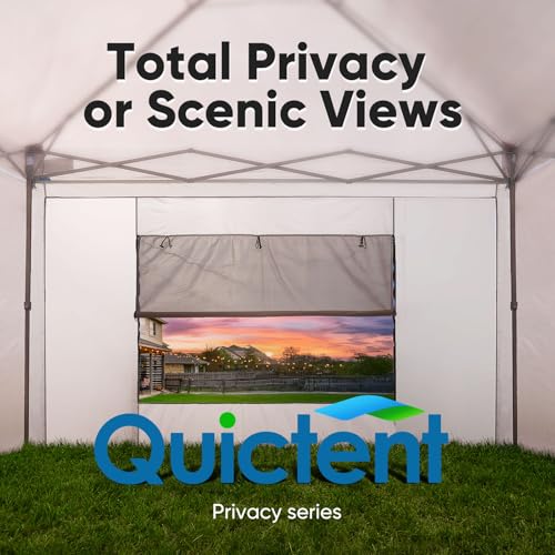 Quictent 10x20 ft Pop Up Canopy with Sidewalls & Windows for Events and Parties