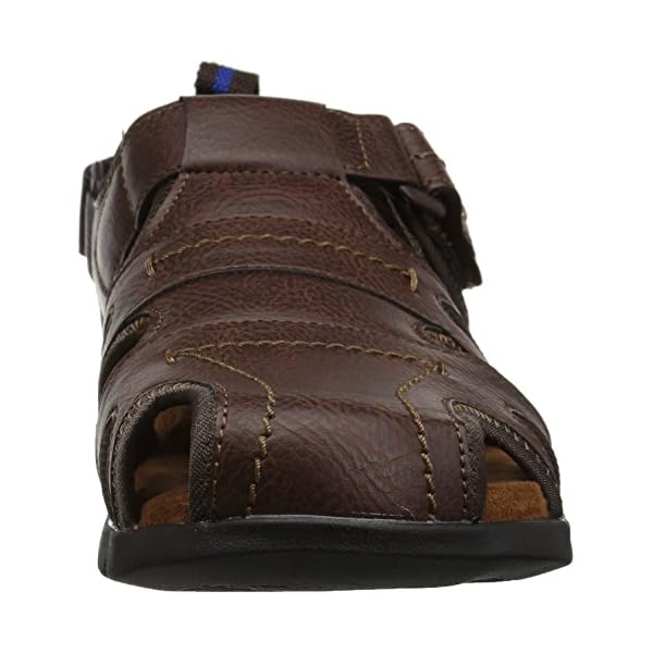 Nunn Bush Men's Rio Grande Closed Toe Fisherman Sandal, Tan, 14 Medium US - Image 3