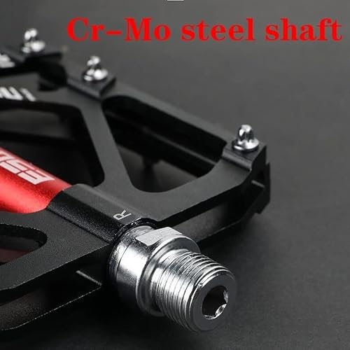 Miniatura 2 de Pedales de bicicleta de montaña, pedales de plataforma de aleación de aluminio CNC, pedales de plataforma MTB, pedales antiskit de 916 pulgadas,