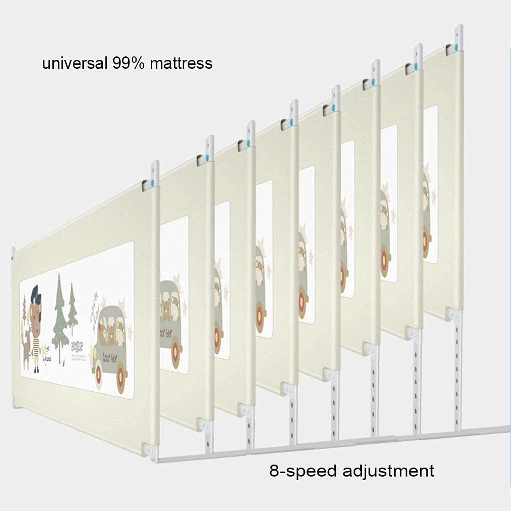 Baby Playpen Baby Guard Rieles de Cama para niños pequeños Anti-caída Protector de riel de Cama de bebé extralargo y Alto para bebés, niños, niños, bebés, anticolisión, Juguete Ant