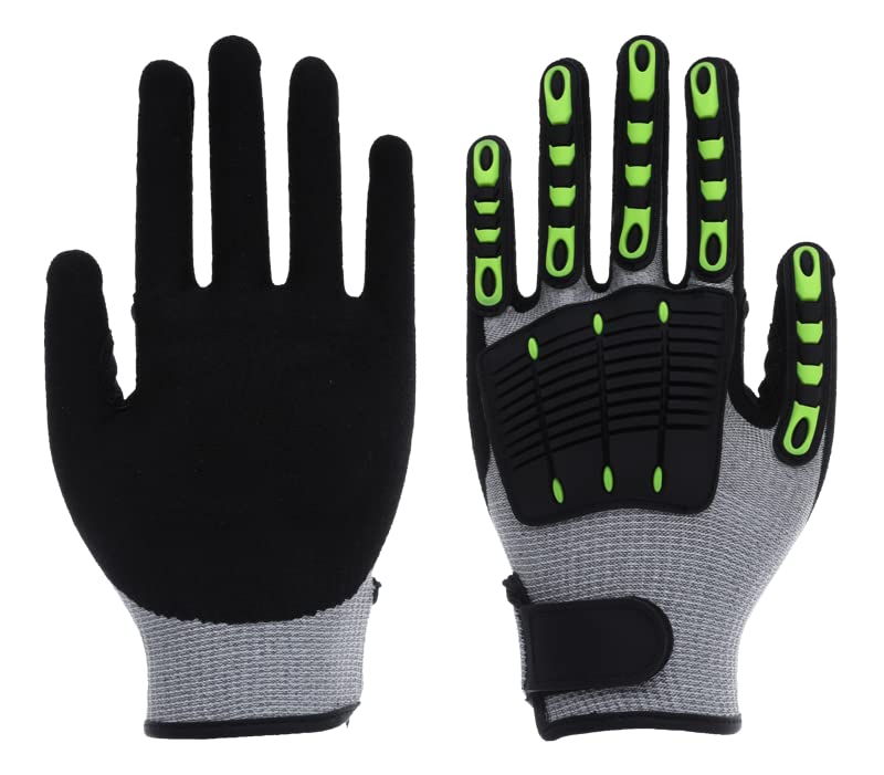 Nitrex 340RFI 10 Work Safety Gloves Sandy Nitrile Palm Coated, 13 Gauge Seamless Liner - Image 2