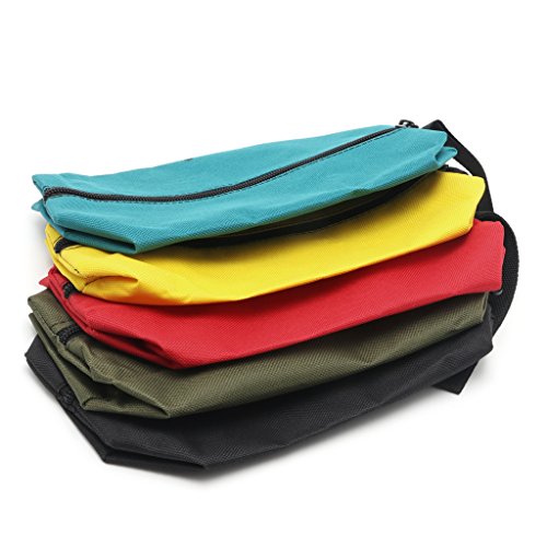 Bolsa de almacenamiento de herramientas de metal pequeña, impermeable, multifuncional, bolsa Oxford, herramientas de esculpir, textura