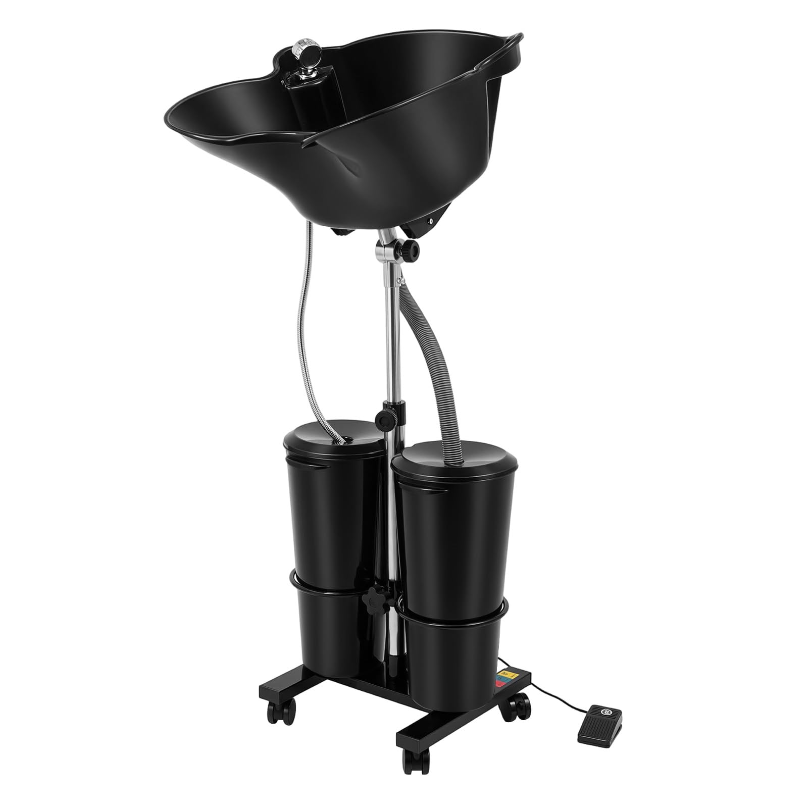 Nageltisch Klappbar mit Nagelstaubsauger, Tragbarer Maniküretisch 90 cm mit Handgelenkauflage, 3 Staubbeuteln & Rollen, Mobiles Nail Studio Zubehör